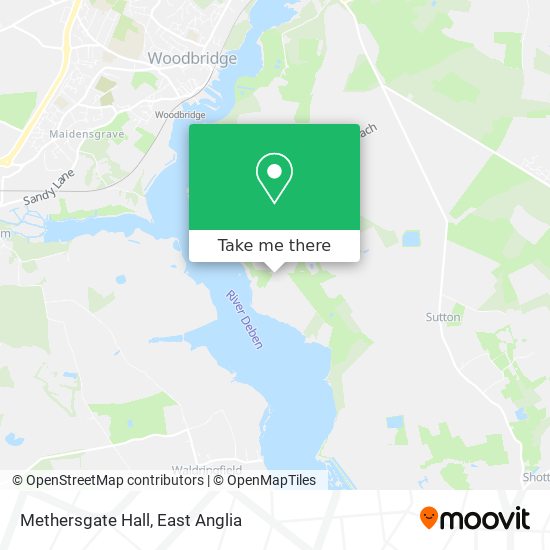 Methersgate Hall map
