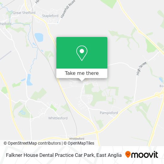 Falkner House Dental Practice Car Park map