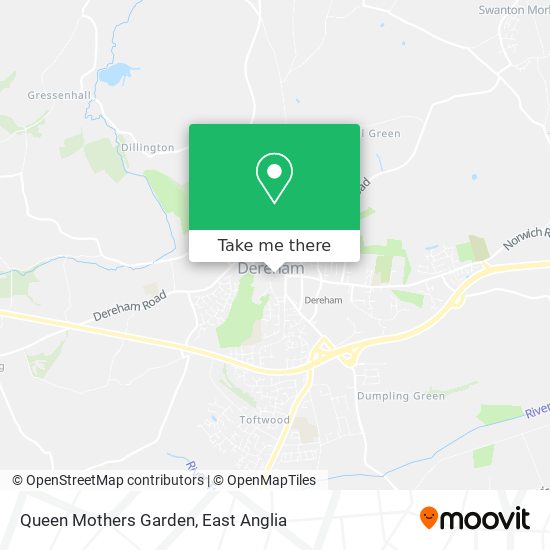 Queen Mothers Garden map