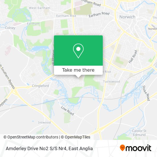 Amderley Drive No2 S/S Nr4 map