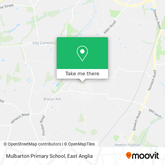 Mulbarton Primary School map