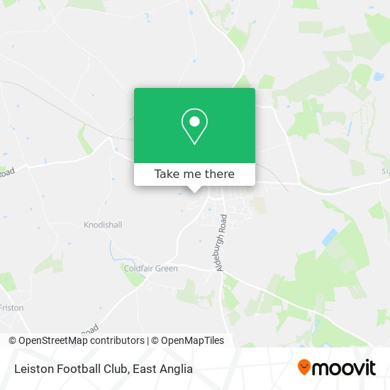 Leiston Football Club map