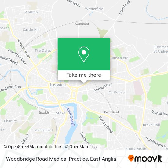 Woodbridge Road Medical Practice map