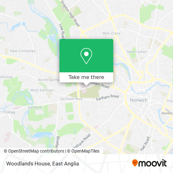 Woodlands House map