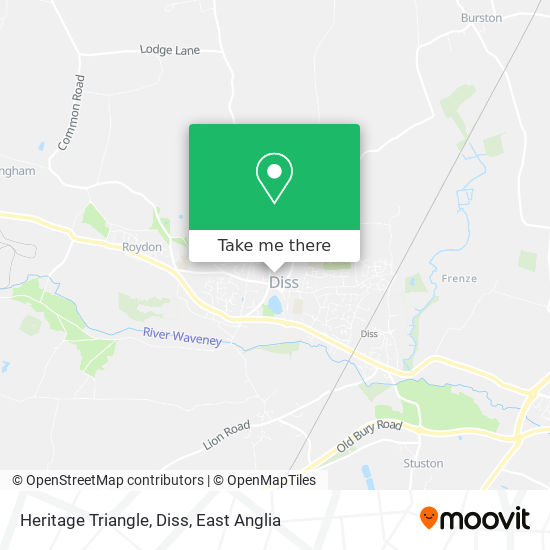 Heritage Triangle, Diss map