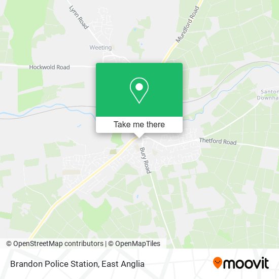 Brandon Police Station map