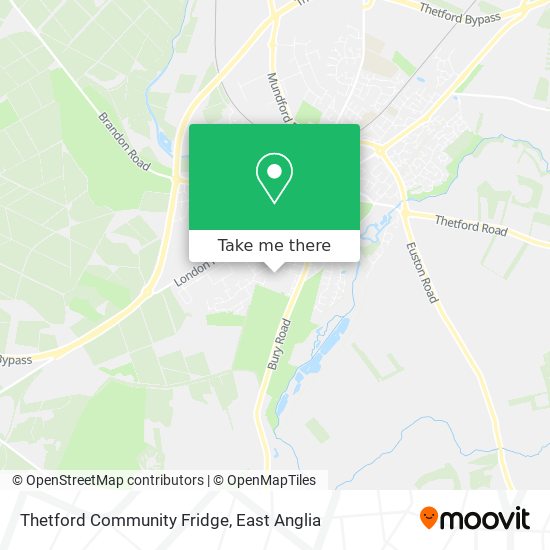 Thetford Community Fridge map