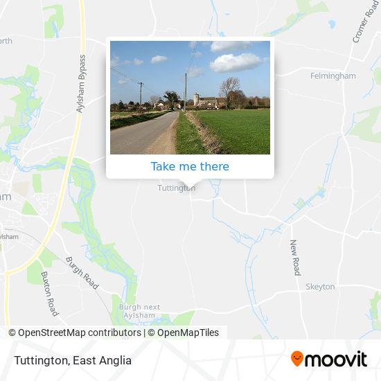 Tuttington map