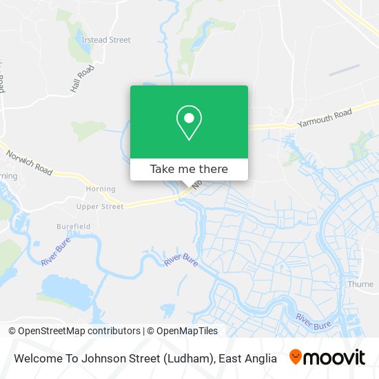 Welcome To Johnson Street (Ludham) map