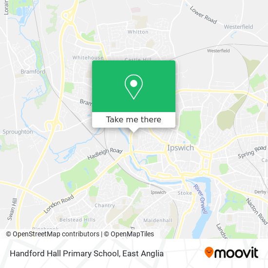 Handford Hall Primary School map