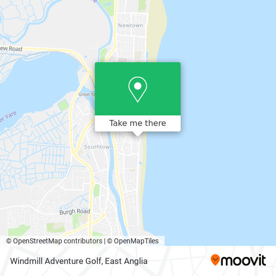 Windmill Adventure Golf map