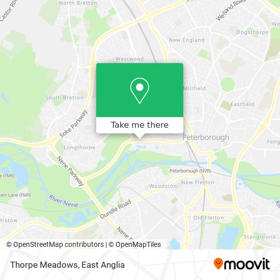 Thorpe Meadows map