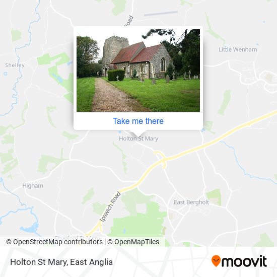 Holton St Mary map