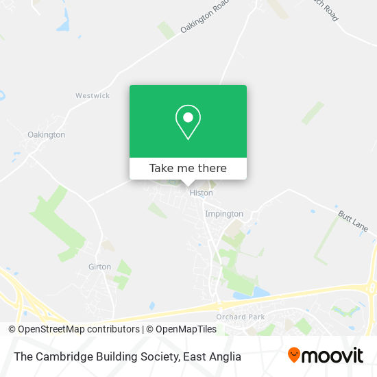 The Cambridge Building Society map