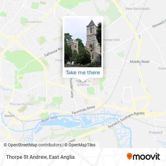 Thorpe St Andrew map