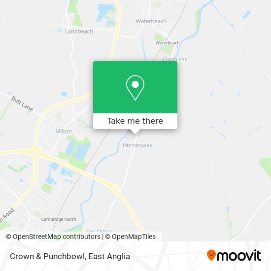 Crown & Punchbowl map