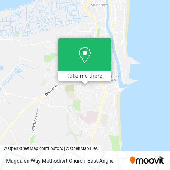 Magdalen Way Methodisrt Church map