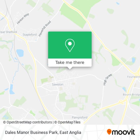 Dales Manor Business Park map