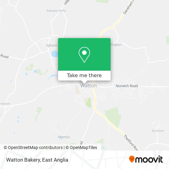 Watton Bakery map