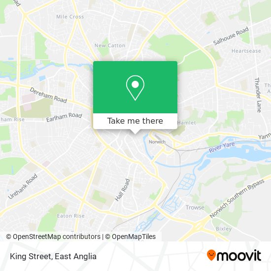 King Street map