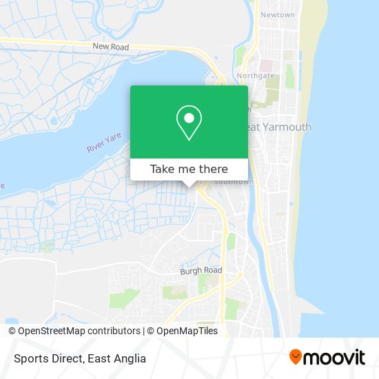 Sports Direct map