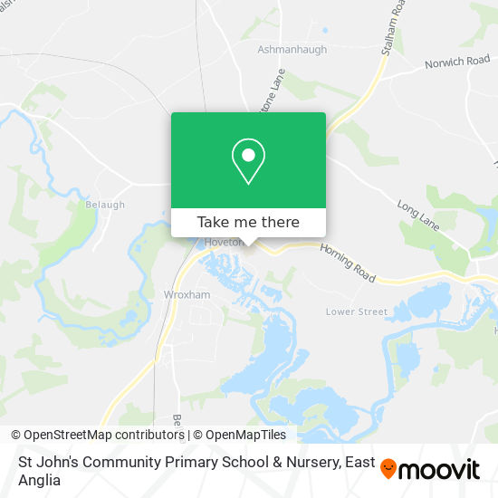 St John's Community Primary School & Nursery map