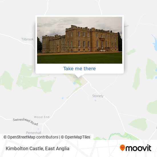 Kimbolton Castle map