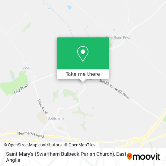 Saint Mary's (Swaffham Bulbeck Parish Church) map