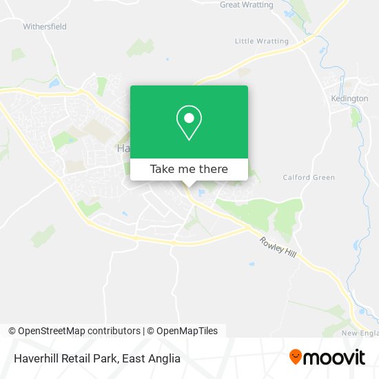 Haverhill Retail Park map