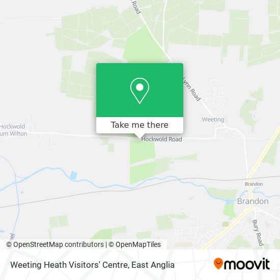 Weeting Heath Visitors' Centre map
