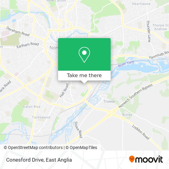 Conesford Drive map