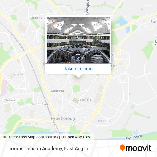 Thomas Deacon Academy map