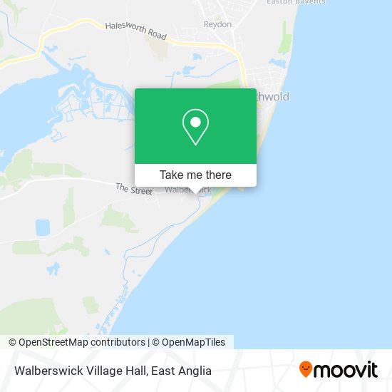 Walberswick Village Hall map