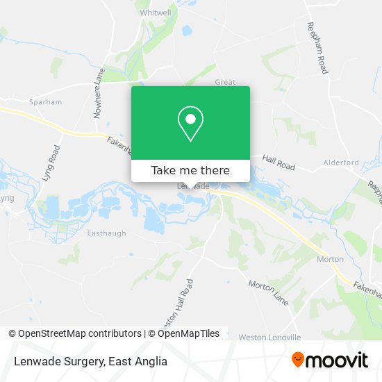 Lenwade Surgery map
