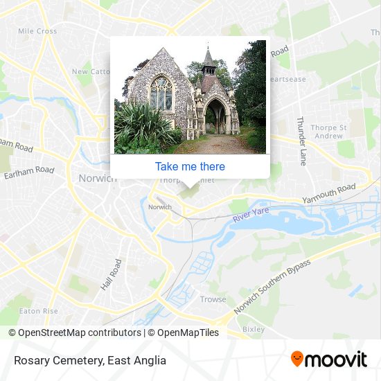 Rosary Cemetery map