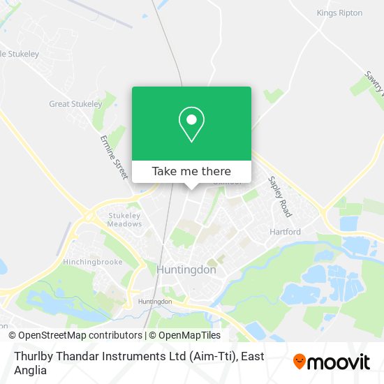 Thurlby Thandar Instruments Ltd (Aim-Tti) map