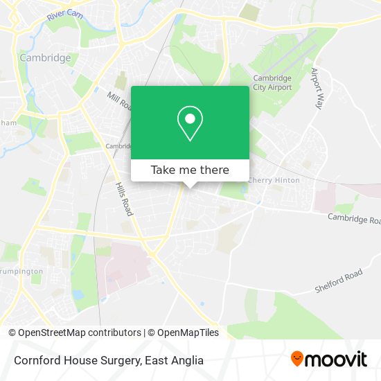 Cornford House Surgery map