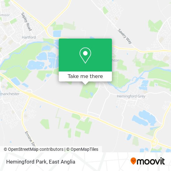 Hemingford Park map