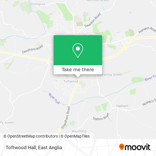 Toftwood Hall map