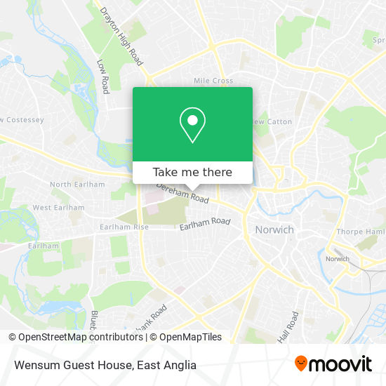 Wensum Guest House map