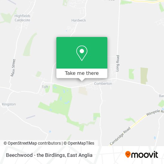 Beechwood - the Birdlings map
