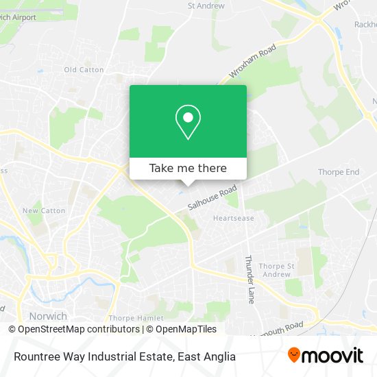 Rountree Way Industrial Estate map