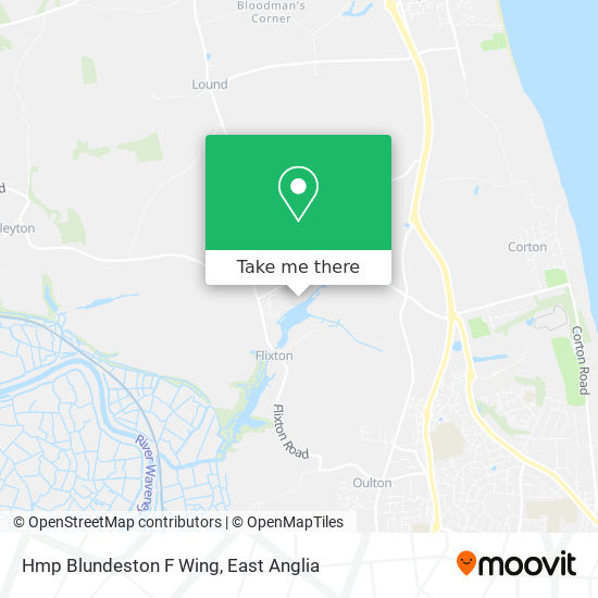 Hmp Blundeston F Wing map