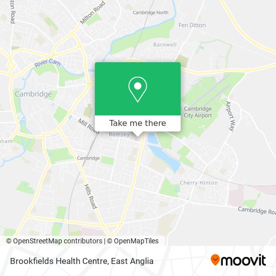 Brookfields Health Centre map