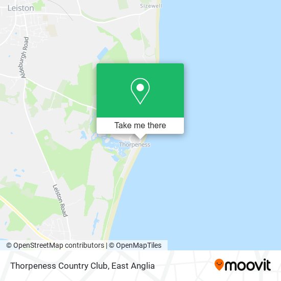 Thorpeness Country Club map