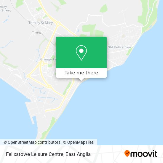Felixstowe Leisure Centre map
