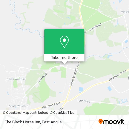 The Black Horse Inn map