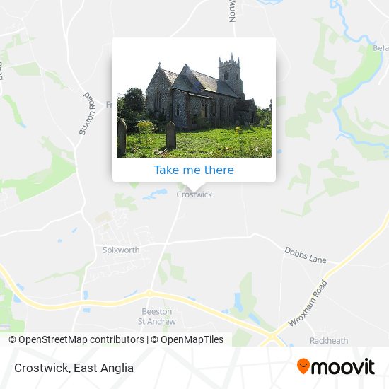 Crostwick map