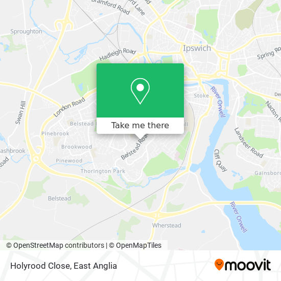 Holyrood Close map