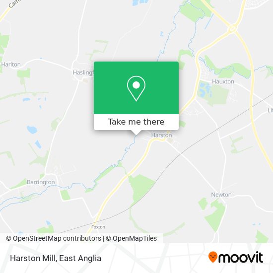 Harston Mill map